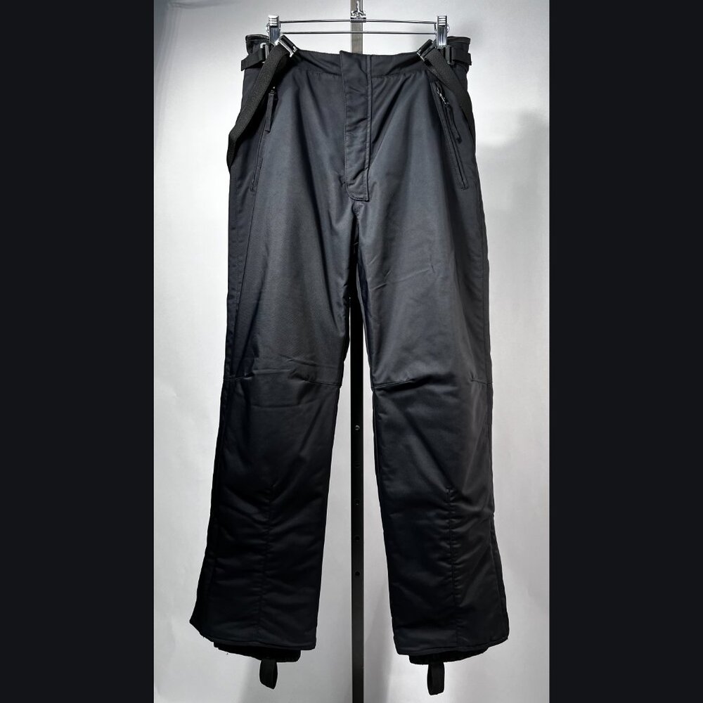 RALPH LAUREN PURPLE LABEL Sport Insulated Ski/Snow Bib Pants Black Matte M Italy